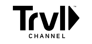 The logo for trvl channel.