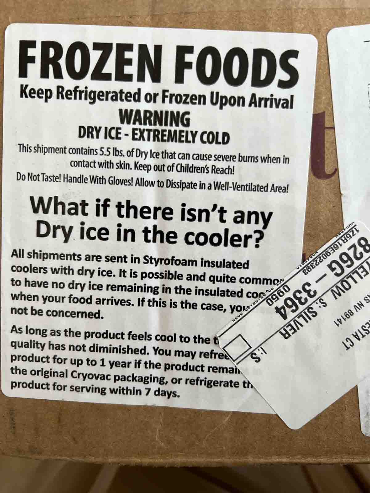 Buy frozen meats online.