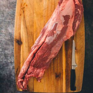 How to trim beef tenderloin.