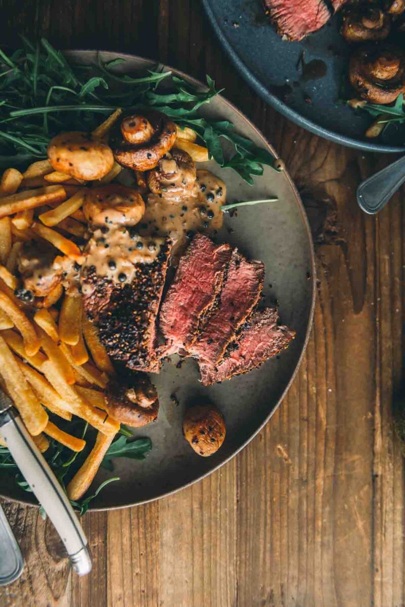 Brandy Peppercorn Sauce for Steak - Girl Carnivore