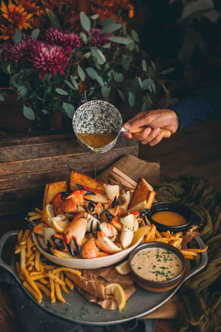 🦀 Steamed Stone Crab Claws with Mustard Sauce GirlCarnivore