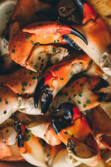 🦀 Steamed Stone Crab Claws with Mustard Sauce - GirlCarnivore