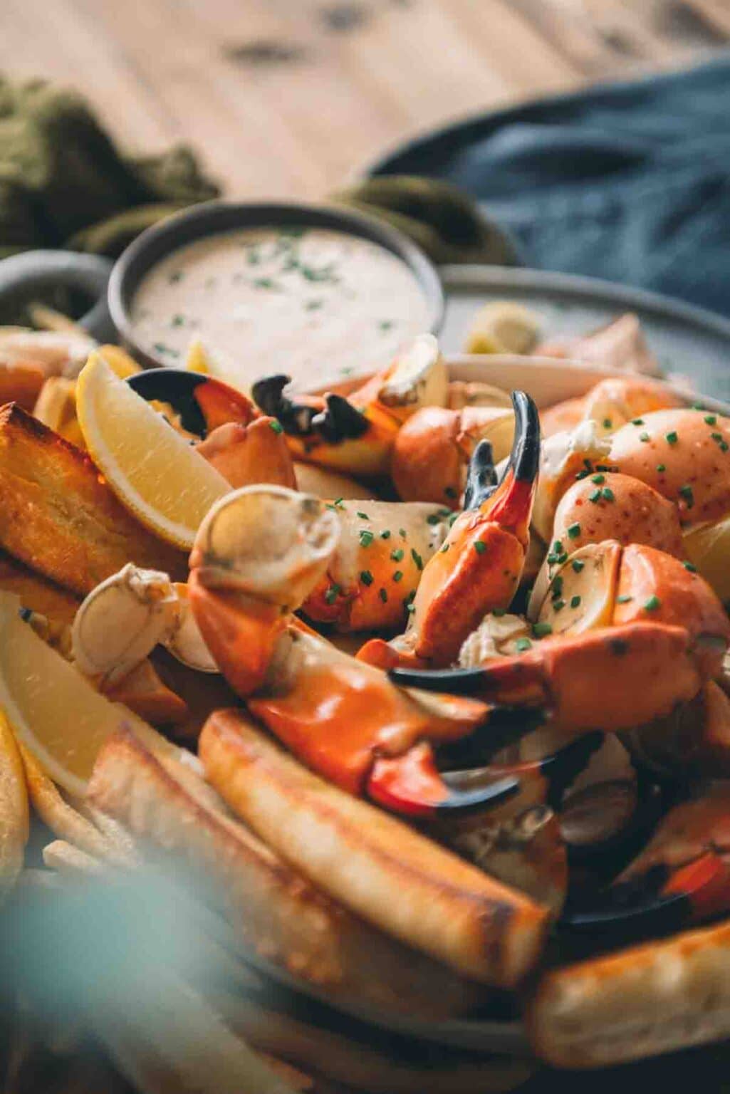 🦀 Steamed Stone Crab Claws with Mustard Sauce - GirlCarnivore