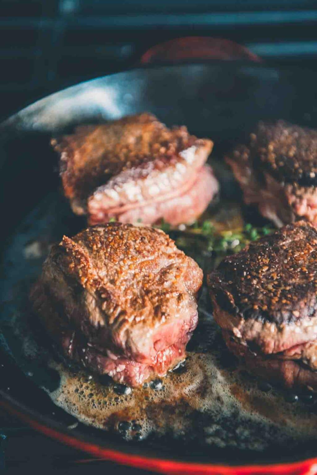 Pan Seared Sirloin Steak In Cast Iron Girl Carnivore 7413