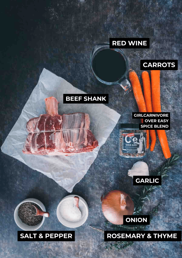 Red Wine Braised Beef Shank Girl Carnivore