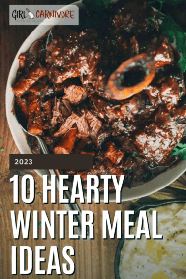 winter meal ideas graphic