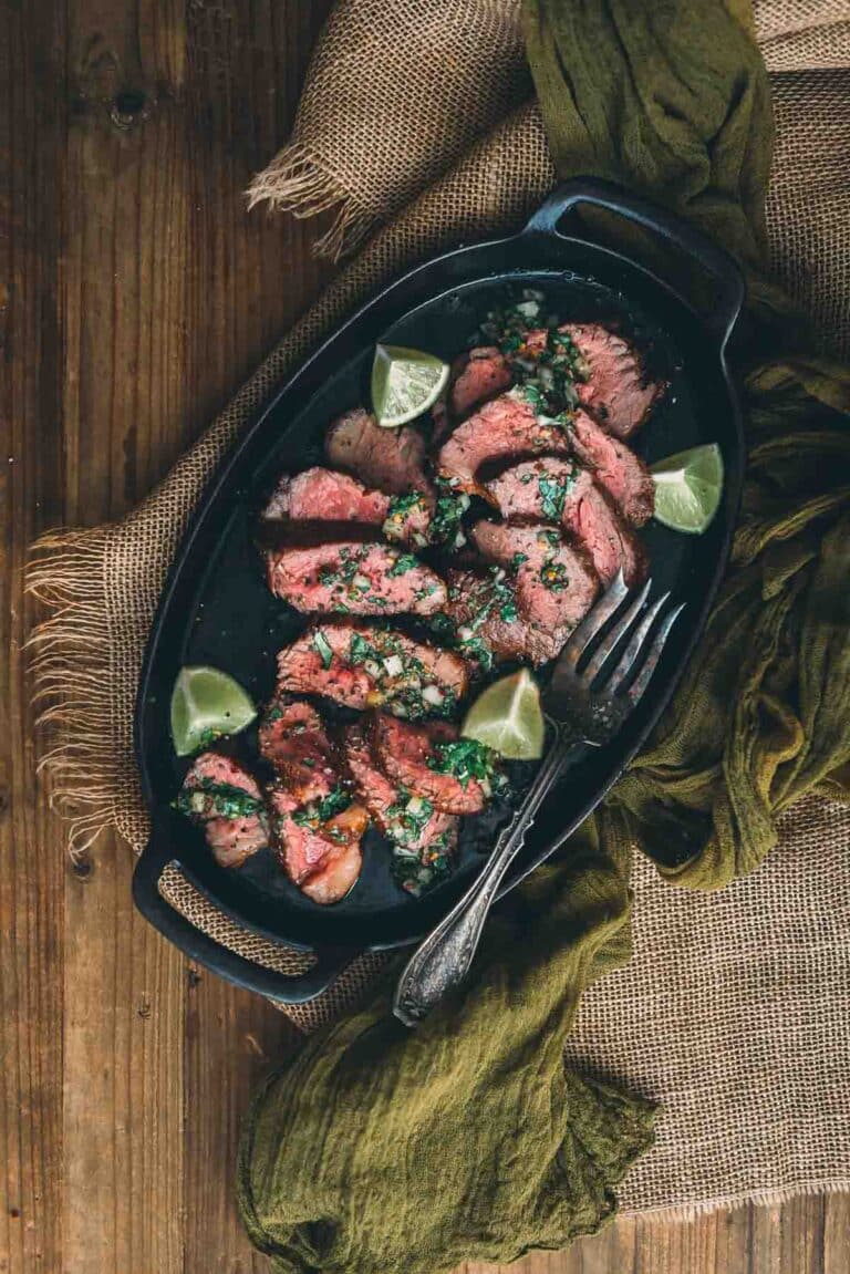 Pan-Seared Tri-Tip Steaks - Girl Carnivore