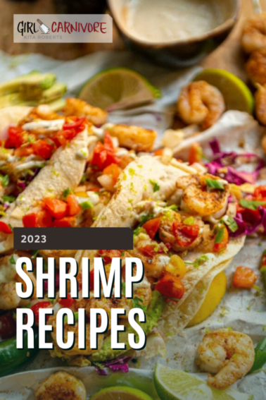 shrimp recipes graphic