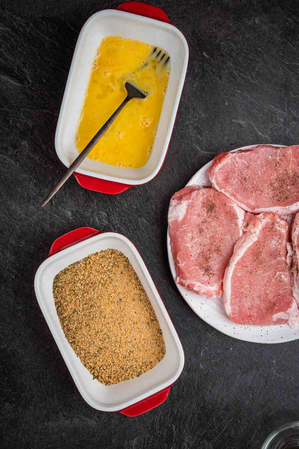 Mise en place for this recipe. 