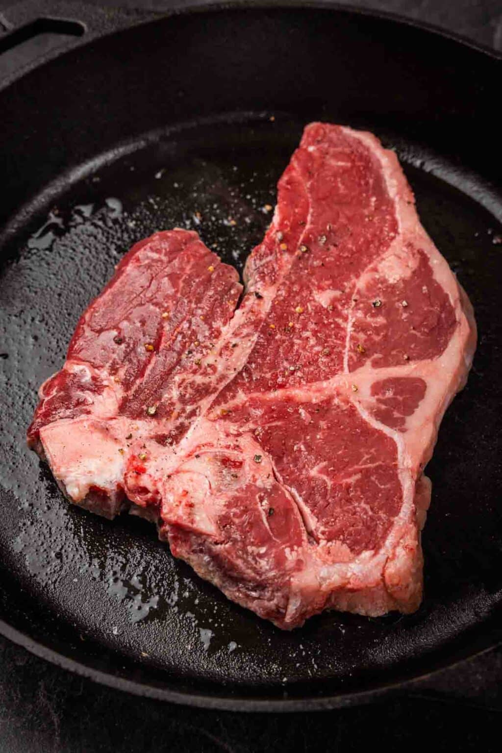 Perfect Pan Seared Porterhouse Steak