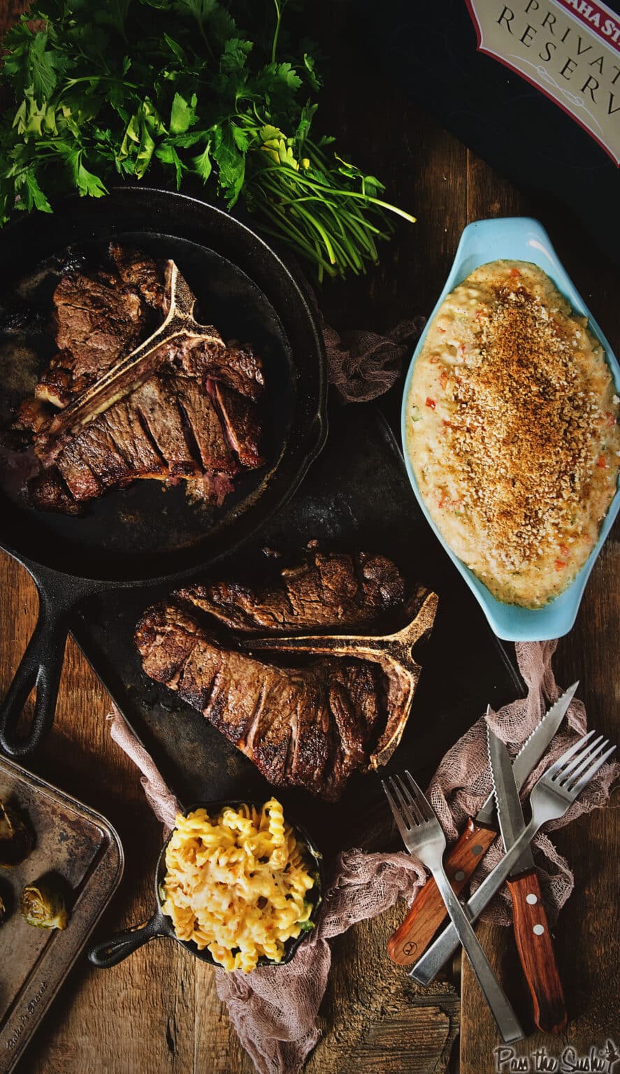 Perfect Pan Seared Porterhouse Steak