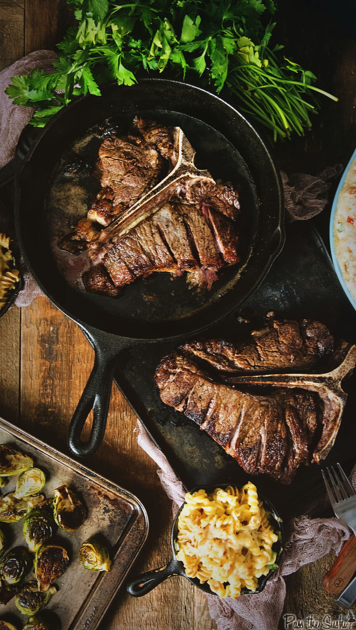 Perfect Pan Seared Porterhouse Steak