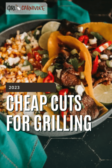 cheap cuts for grilling graphic.