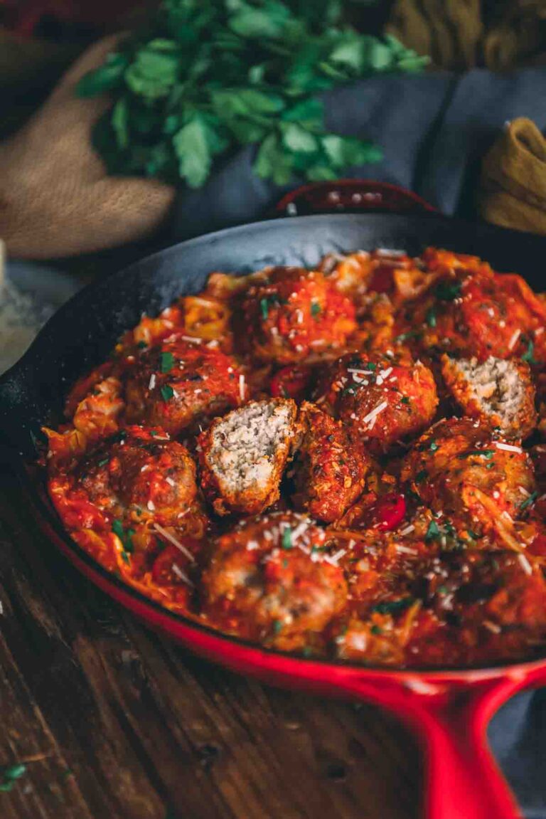 Homemade Veal Meatballs (Just like Grandma's) - Girl Carnivore