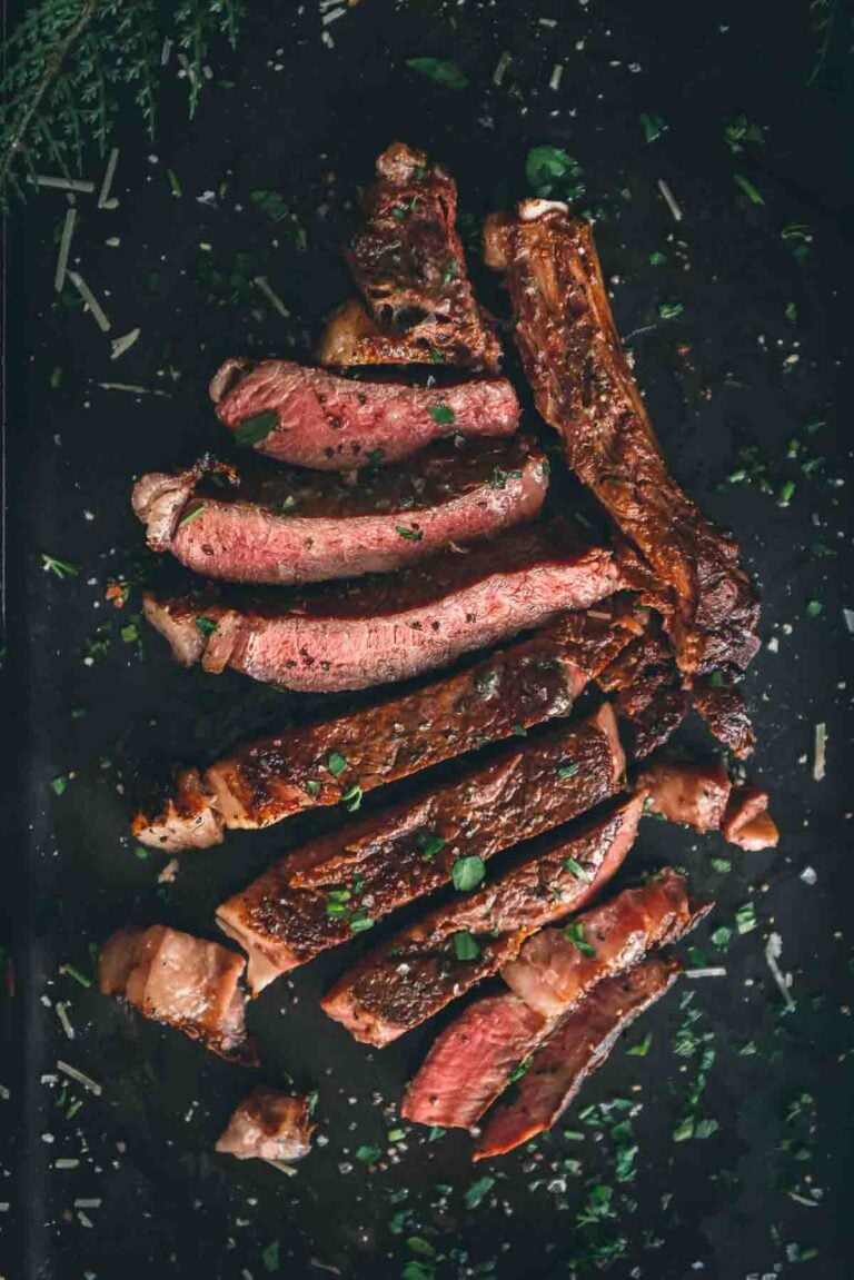 Grilled Bone in Ribeye Steaks - Girl Carnivore