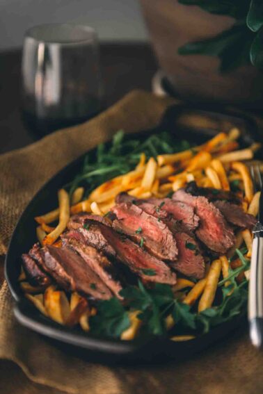 Pan-Seared Merlot Steak - Girl Carnivore