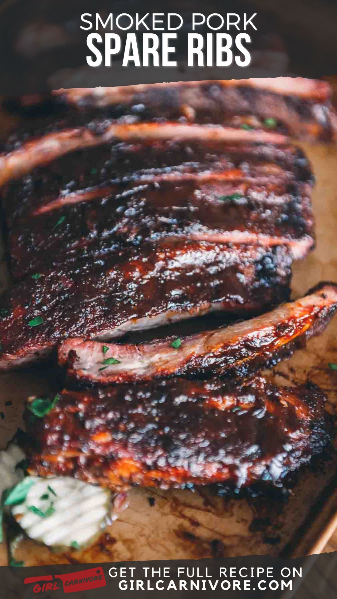 Smoked Pork Spare Ribs - Girl Carnivore