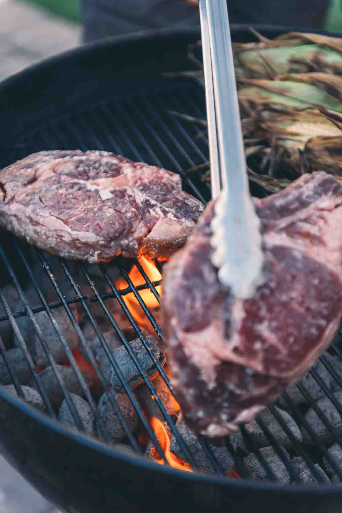 How to Grill Steak on a Charcoal Grill - Smoked BBQ Source