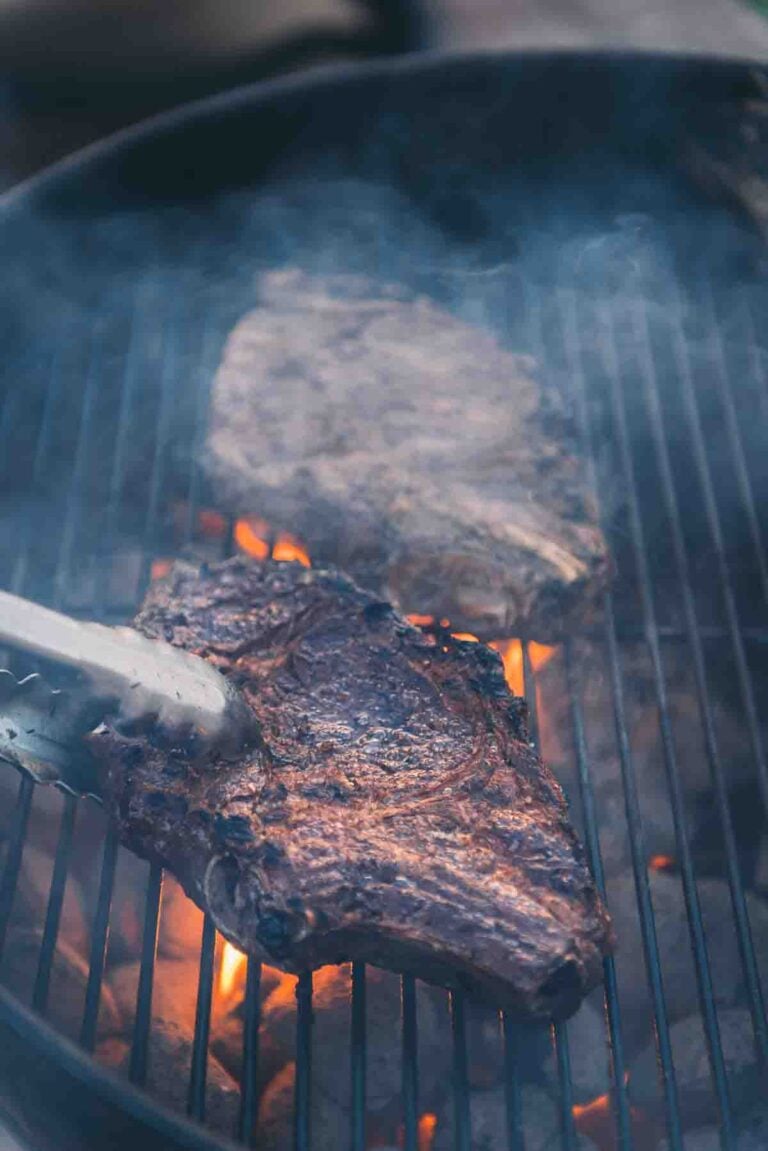 Grilled Bone in Ribeye Steaks - Girl Carnivore