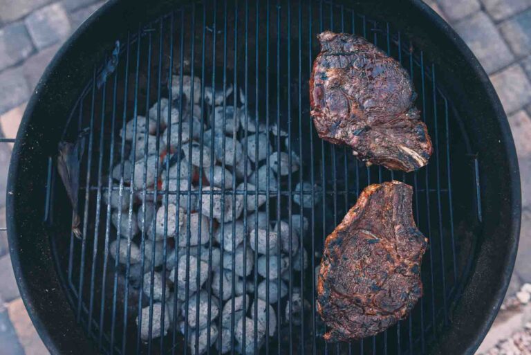 Grilled Bone in Ribeye Steaks Girl Carnivore