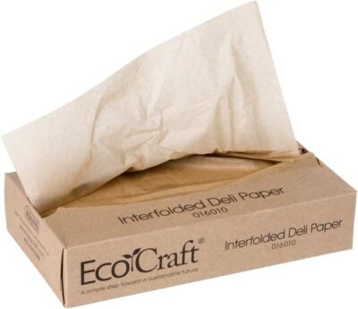 Ecocraft interleaved kraft paper.