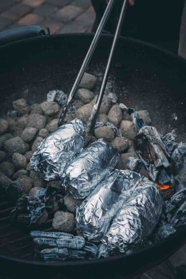 Campfire Baked Potatoes - Girl Carnivore