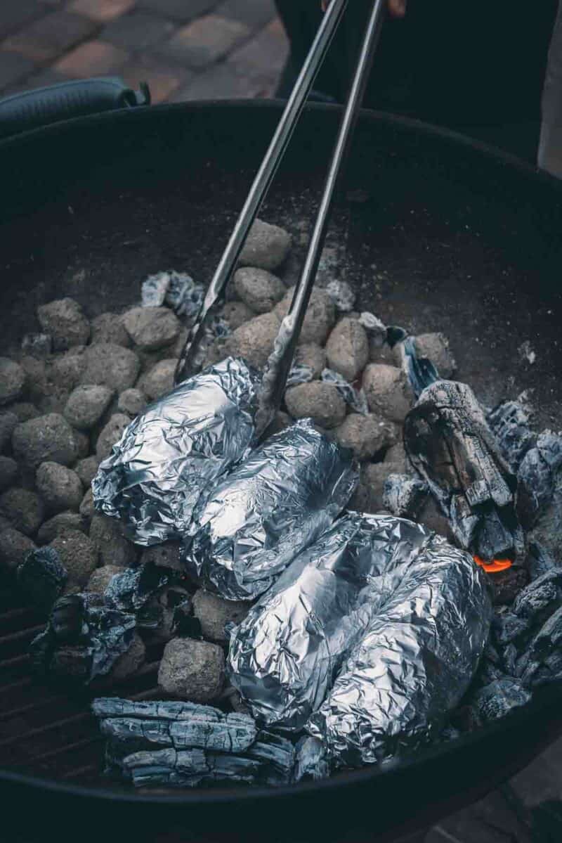 Campfire Baked Potatoes Girl Carnivore