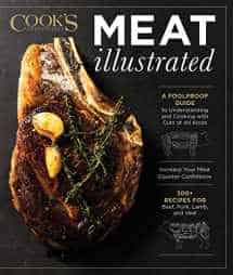 The cover of cook's meat illustrated.