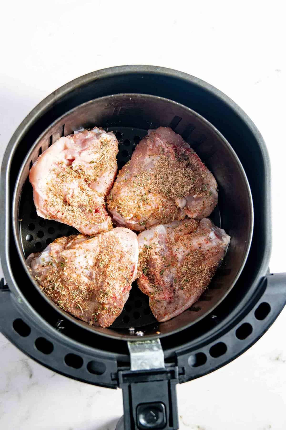 Air Fryer Chicken Thighs - Girl Carnivore
