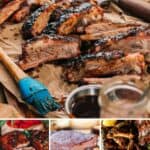 Pinterest graphic for types of ribs.