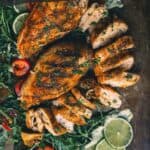 Pinterest graphic for grilled chicken breast.