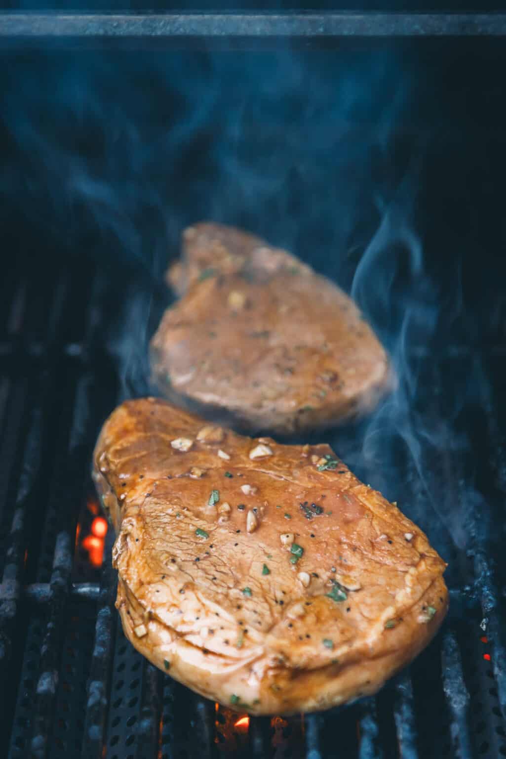 Quick and Easy Grilled Pork Chops - Girl Carnivore