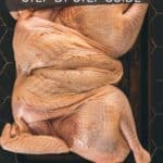 Pinterest image for how to spatchcock turkey.