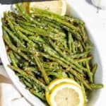 Easy roasted green beans.
