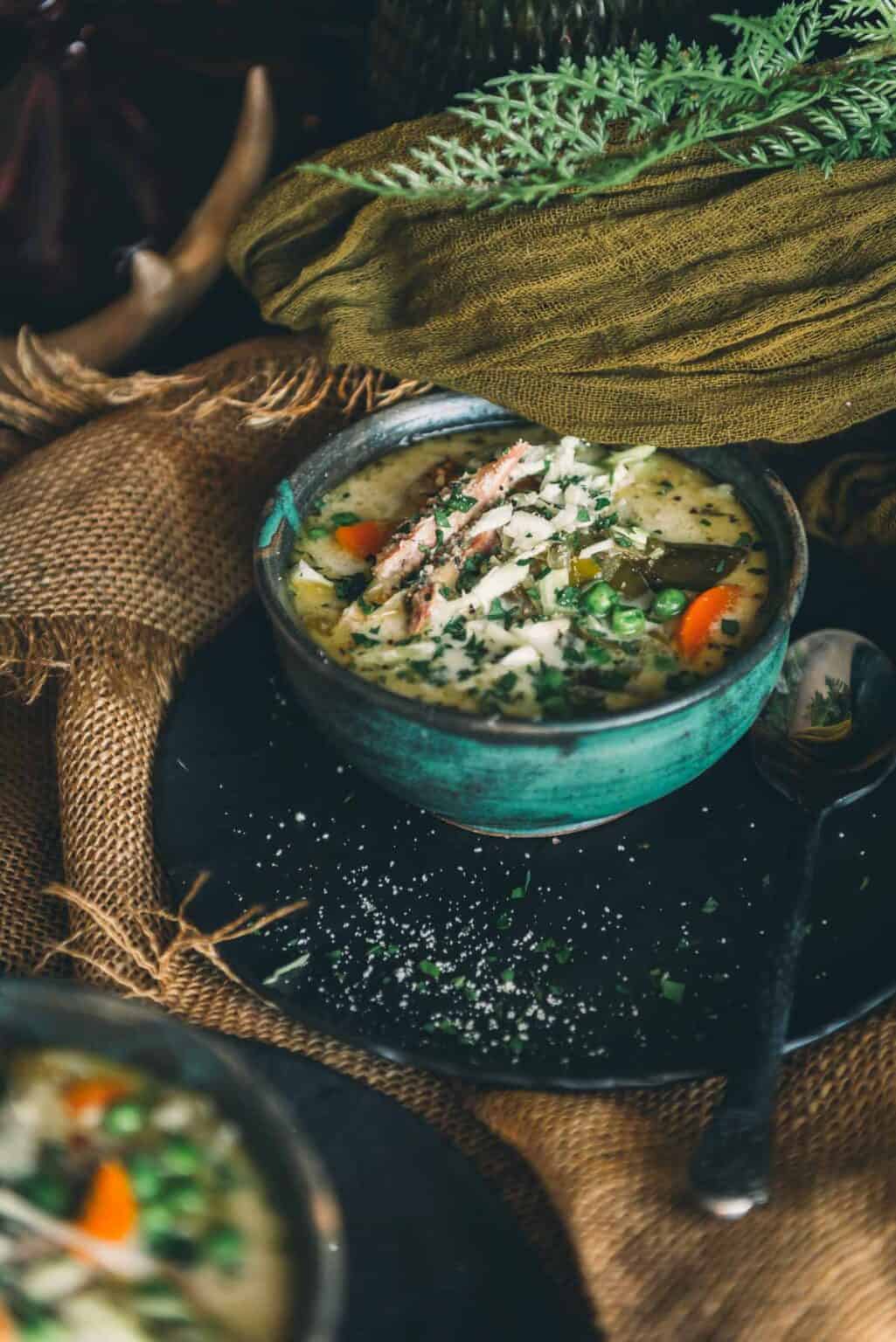 Turkey Carcass Soup Recipe - Girl Carnivore