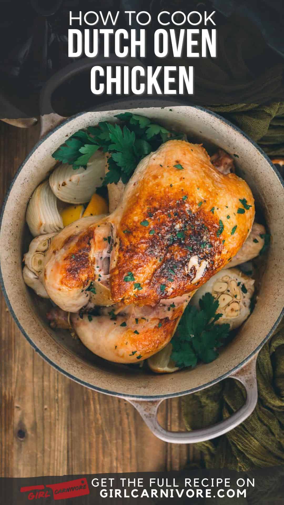 Dutch Oven Chicken Recipe - Girl Carnivore
