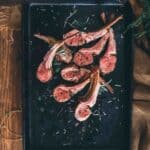 How to sous vide rack of lamb pinterest image.