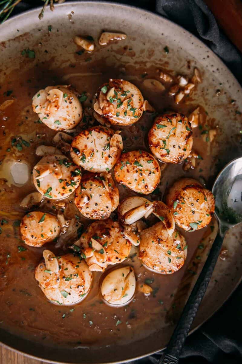 Sous Vide Scallops with Brown Butter Sauce Girl Carnivore
