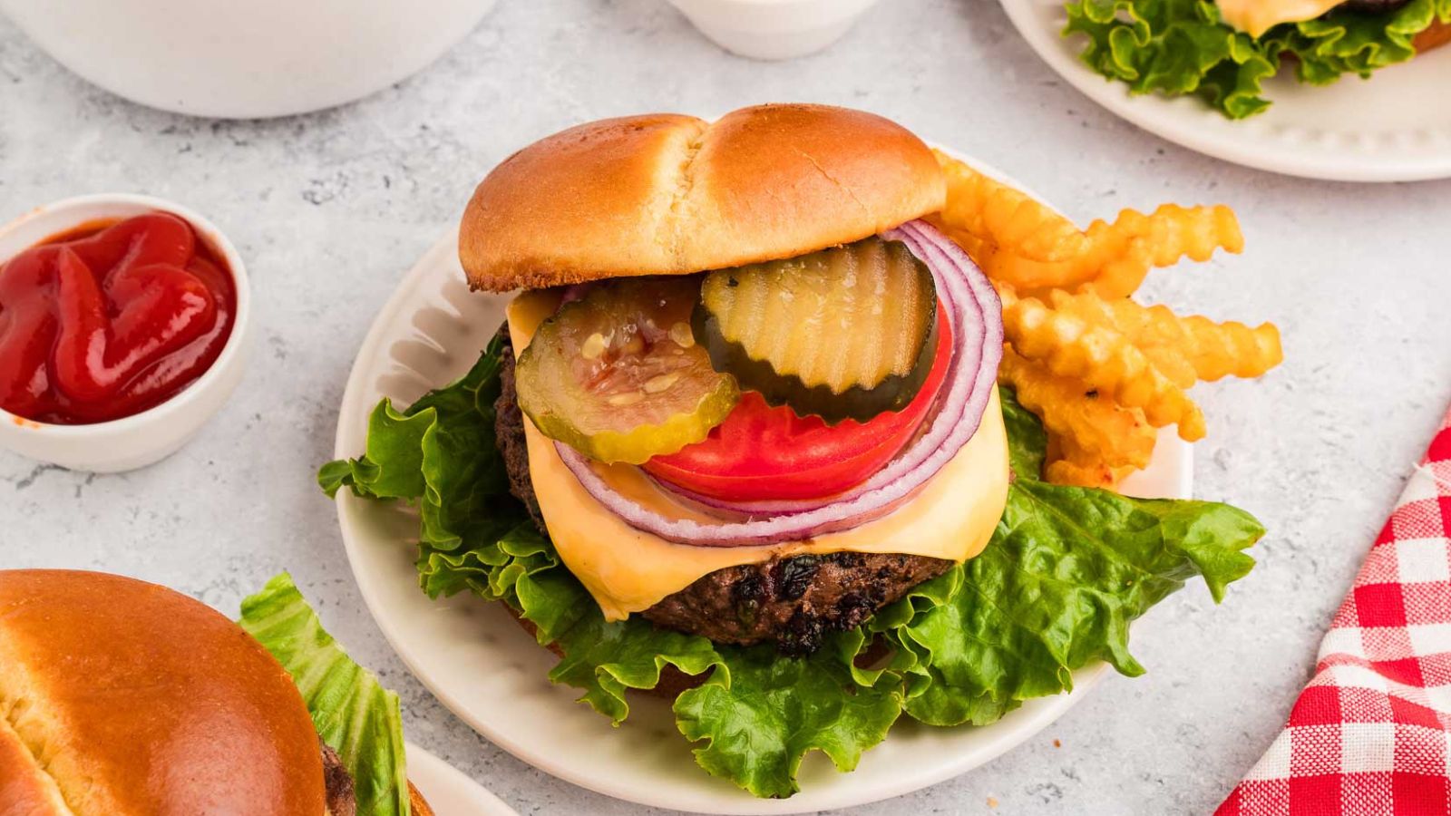 Cowboy butter burgers topped with rich garlic herb butter.