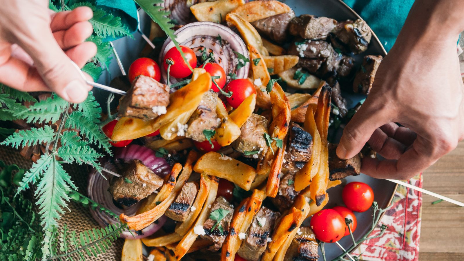 Peruvian-Style Steak Kabobs