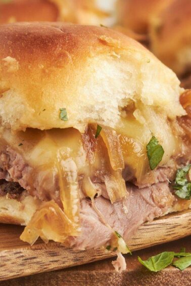 French Dip sliders